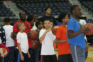 Kids doing athletics