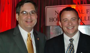 HUD Assistant Secretary for Fair Housing and Equal Opportunity John Trasvi?a with NFHA Board Chair Jim McCarthy